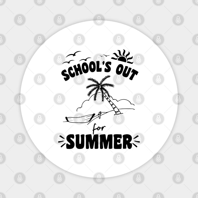 School Out For Summer Magnet by Xtian Dela ✅